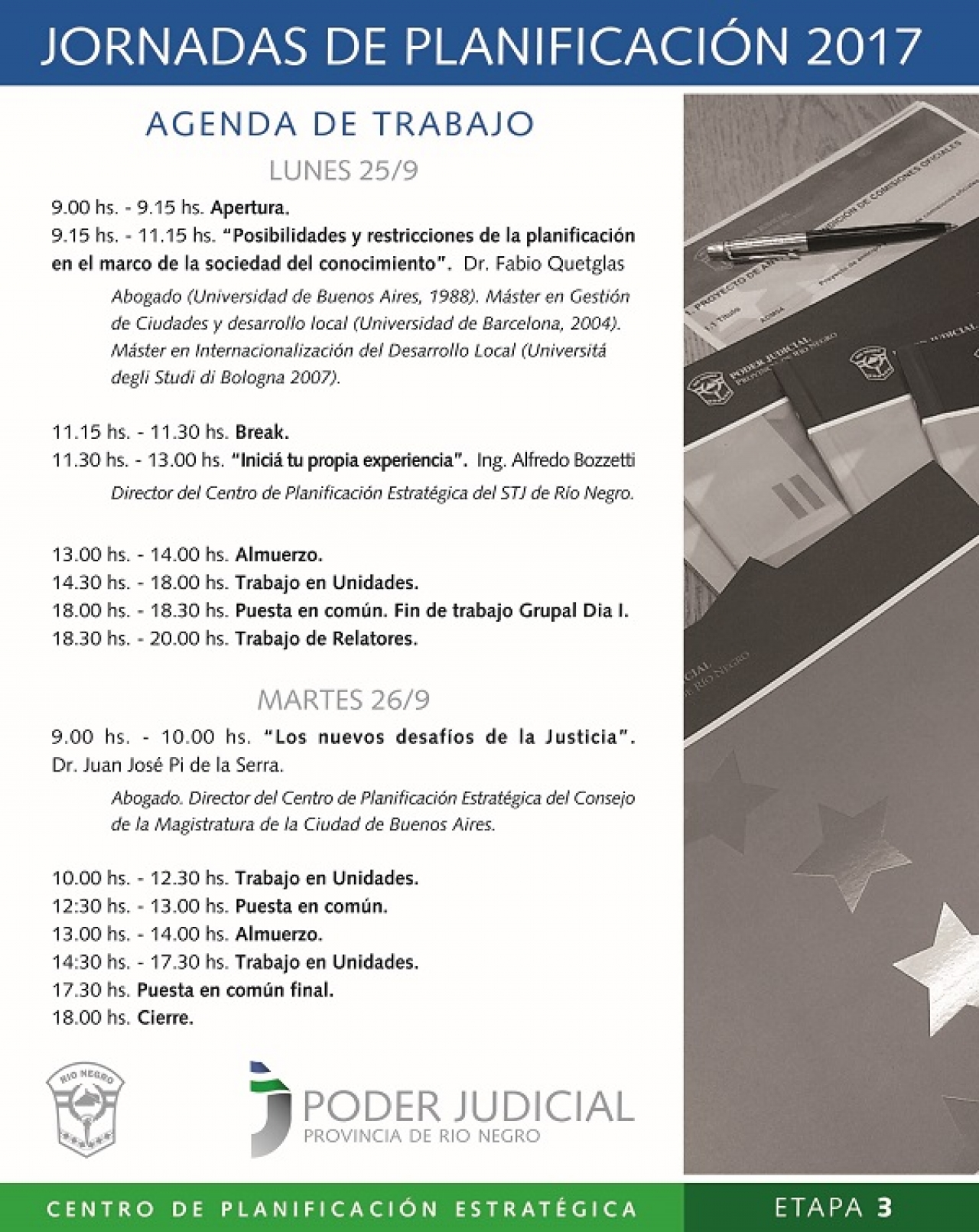 Jornadas De Planificacion Con Destacados Expositores En El Poder Judicial