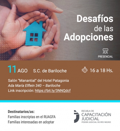 Se realizarán encuentros para las familias inscriptas en el registro e interesadas en adoptar