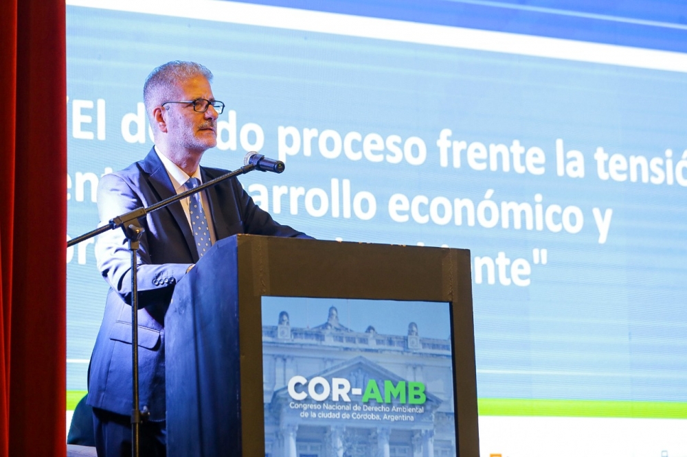 El juez Barotto disertó en el Primer Congreso Nacional de Derecho Ambiental de la ciudad de Córdoba