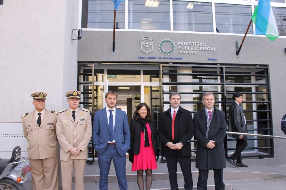 Recorrida por el nuevo edificio de las Fiscalías en Viedma