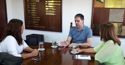 El presidente del STJ se reunió con la Secretaria de Niñez de la Provincia