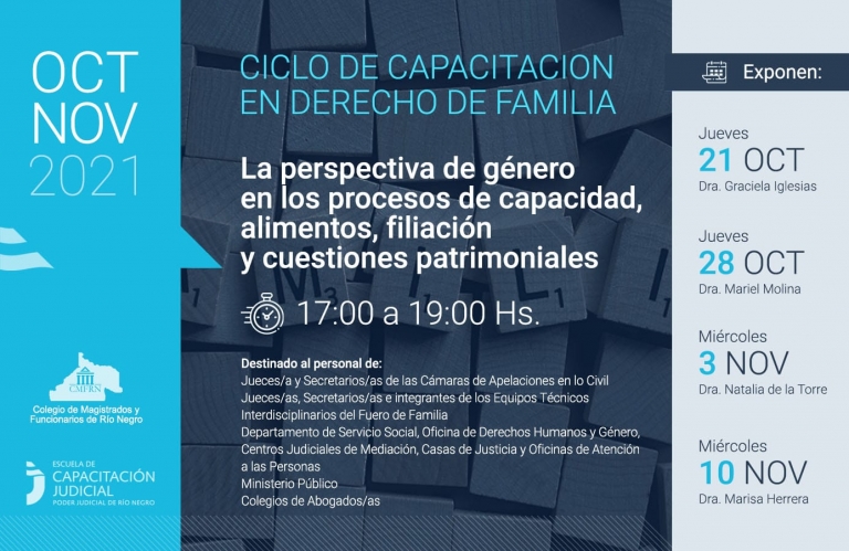 Comienza el ciclo de formación en Derecho de Familia y perspectiva de género