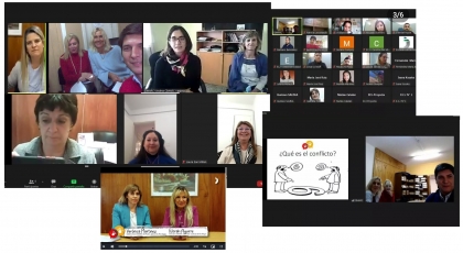 Con encuentros virtuales y presenciales avanza la formación en mediación escolar para docentes