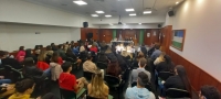 Estudiantes y docentes de abogacía de la UNRN participaron de una charla del juez Barotto en el Poder Judicial